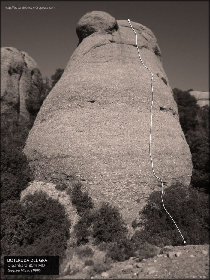 Recorregut de la via Dikanpara a la Boteruda del Gra